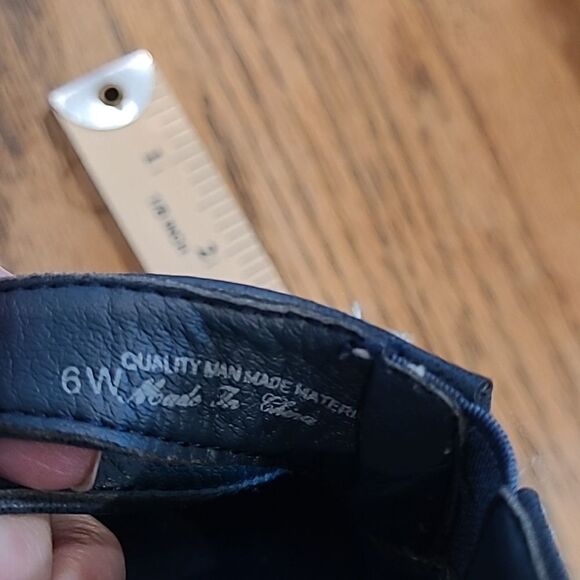 Easy Street comfort wave sz 6W navy mules - Picture 7 of 8